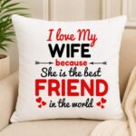 I Love My Wife Cushion gift delivery in Pakistan