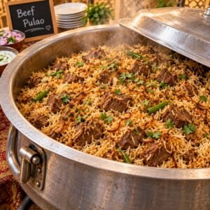 Beef Plao Daig gift by Sadaqah Charity