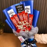 Purple KitKat Bouquet for Wedding