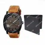 wallet with watch
