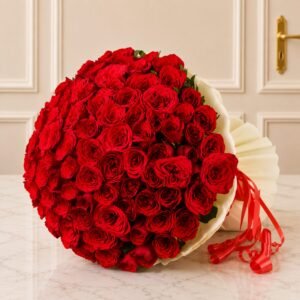 300 Local Red Roses Bouquet in Lahore for Valentines Day