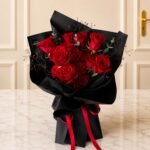 1 Dozen Imported Red Roses