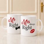 Mr and Mrs Right Mug - Anniversary Gifts | Giftoo Pakistan