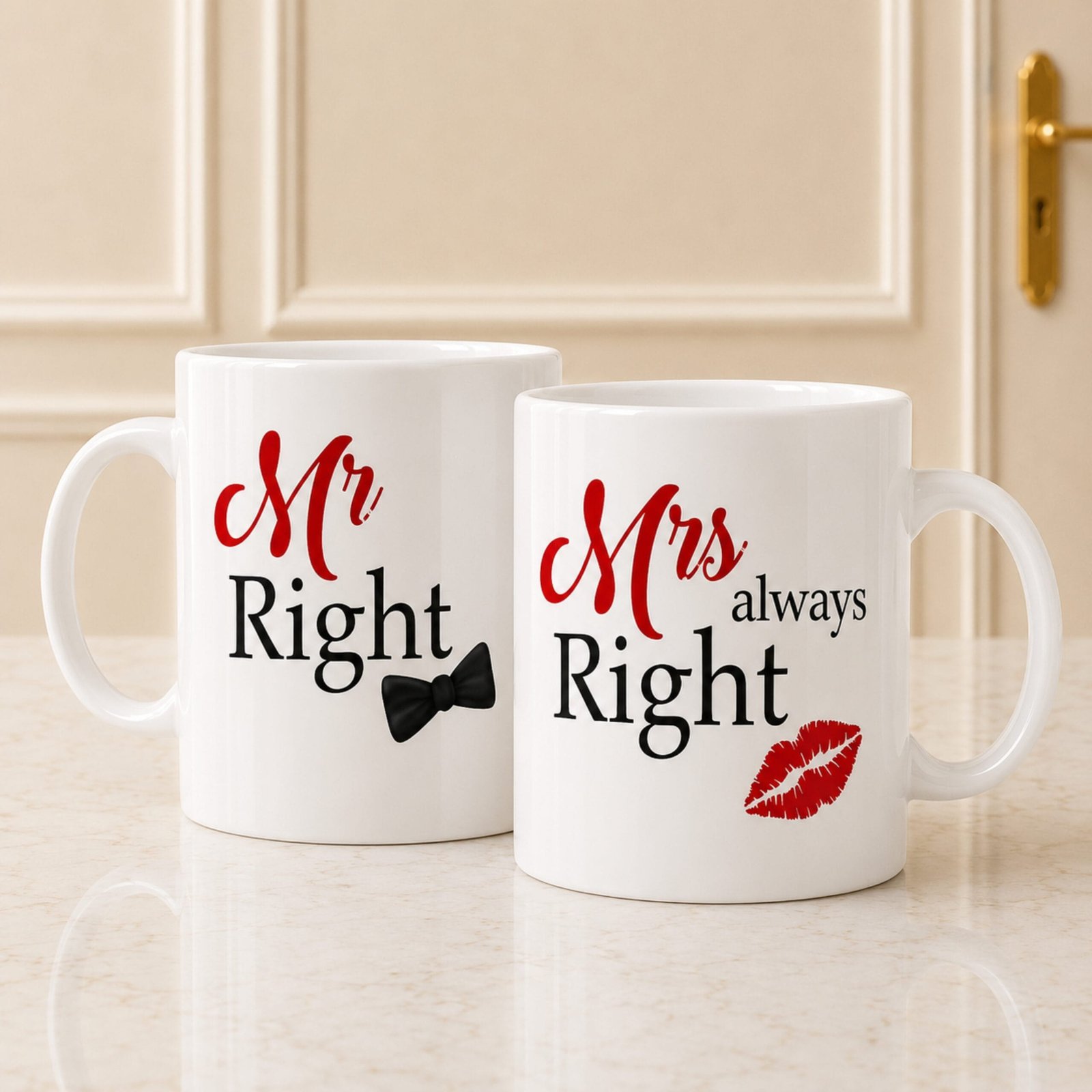 Mr and Mrs right Mug Mr and Mrs right Mug