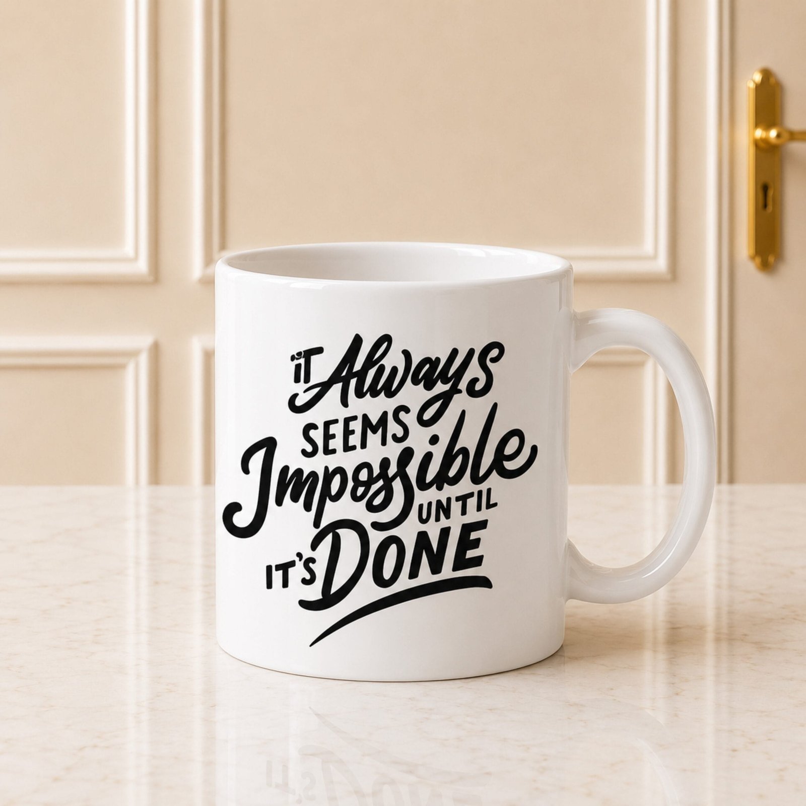 Always Seems Impossible Mug Always Seems Impossible Mug