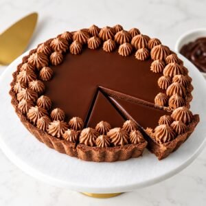 Callebaut Chocolate Tart cake by Lals in Karachi