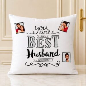 You Are Best Husband Mini Pic Cushion for Valentines Day
