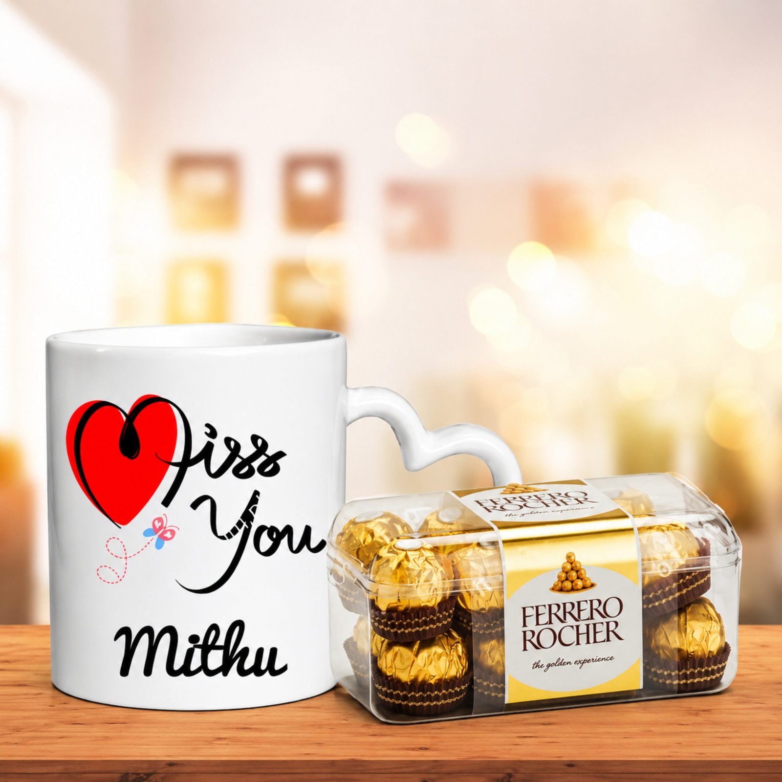 giftoo-pakistan-watermark34 Miss You Rocher and Mug - Image 1
