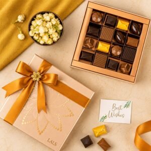Rose Gold Jasmine 16 Pcs chocolate gift by Lals for Ramadan