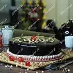 milky fire cake