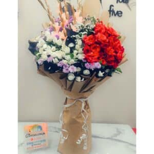 mix flowers bouquet