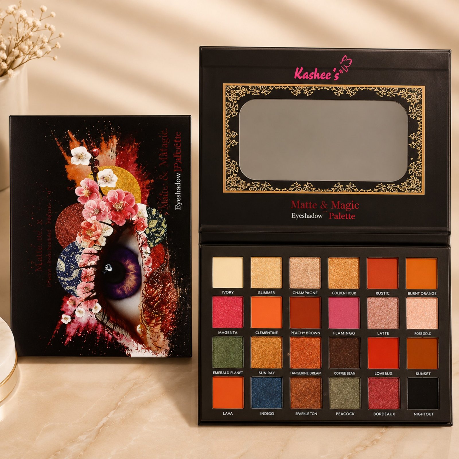 giftoo-pakistan-Watm6 Silk & Sleek Eyeshadow Palette - Image 1