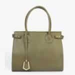 green colr bag