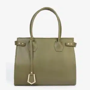 green colr bag
