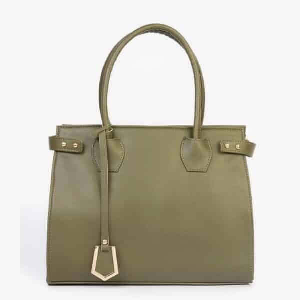 green colr bag