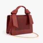 maroon color bag
