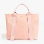 pink tote bag