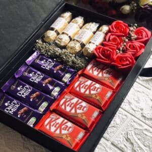 Opening Chocolate Box