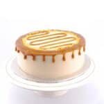 caramel crunch mousse cake