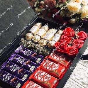 opening chocolate box