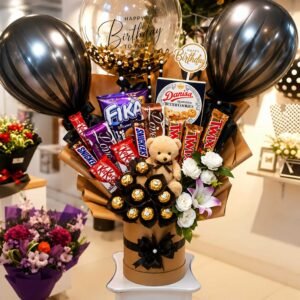 Round Chocolate Box for Valentines Day