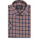blue orange shirt