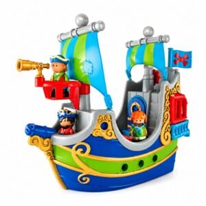 Happyland Fairy Tale Pirate Ship kids gift by Ride-On Toys & Kids Vehicles