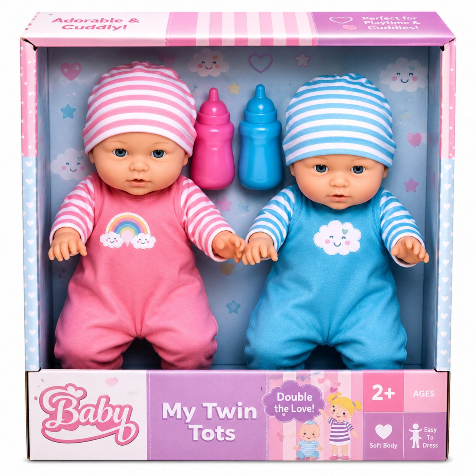 giftoo-pakistan-he25 Be My Baby Twin Tots - Image 1