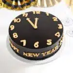 Celebrating New Year Cake