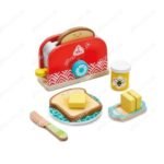wooden toaster set