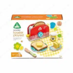 wooden toster in box