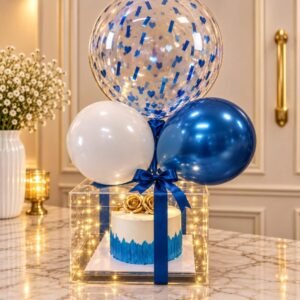 Blue Theme Celebration Box for Valentines Day