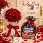 Rose with Chocolate Basket gift delivery in Pakistan