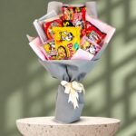 Mix Buldak Noodle Bouquet for Valentines Day