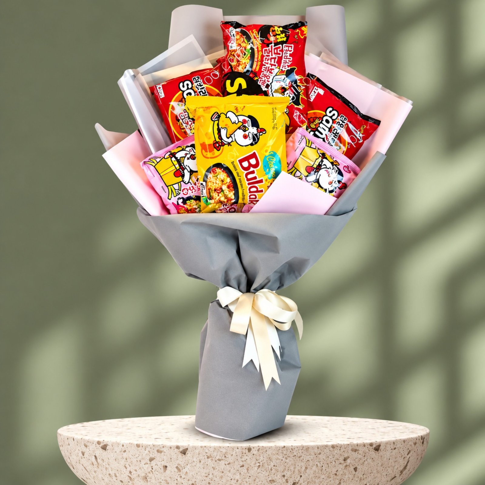 Mix Buldak Noodle Bouquet Mix Buldak Noodle Bouquet for Valentines Day