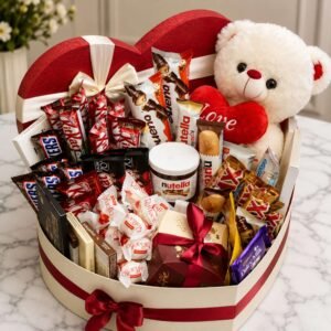Heart Shape Mix Chocolate Box for Valentines Day
