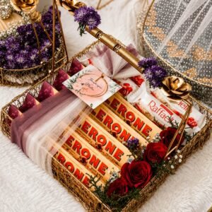 Tray of Love chocolate gift for Valentines Day