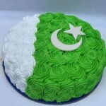 flag theme cream cake