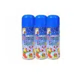 3 medium size snow spray