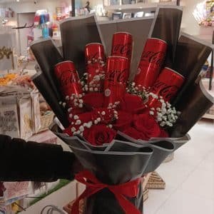 coke can bouquet