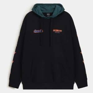 Arcade Graphic Contrast Hoodie