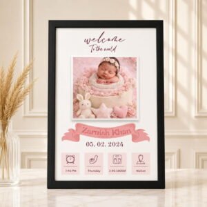 Born Baby Frame by Customized Printed Frames