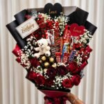 Tasteful Bouquet chocolate gift for Valentines Day