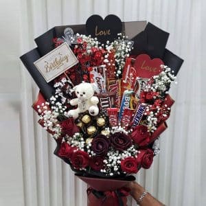 birthday chocolate bouquet