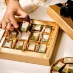 Kunafa Bon Bons in Classic Gold (12 Pcs) chocolate gift by Lals for Ramadan