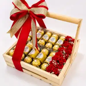 Wooden Chocolate Basket