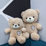 light brown teddy pair