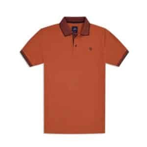 rust color shirt