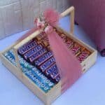 wodden chocolate basket