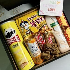 yellow snack box